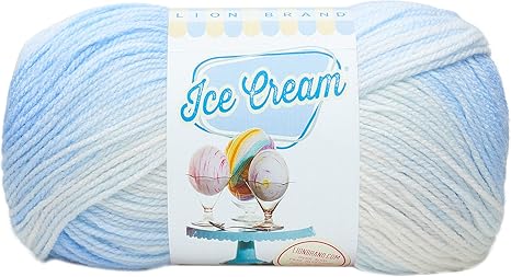 Lion Brand Yarn 923 203 Ice Cream Yarn Blueberry Amazon Ca Home Kitchen