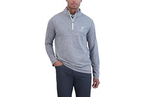 Ben Sherman Men's Quarter Zip Pullover Sweater – Lightweight, Casual, Work, Golf & Everyday Wear