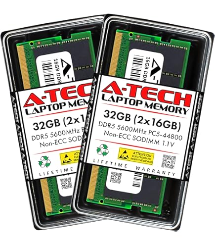 A-Tech 32GB (2x16GB) DDR4 3200 MHz SODIMM PC4-25600 (PC4
