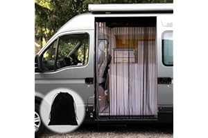 XCBYT Van Bug Screen Van Life Essentials Universal Size Car Window Covers with Magnetic Closure Car Window Screen for Mid/High Mercedes Sprinter and Other Camping Caravan Sliding Doors (Large)
