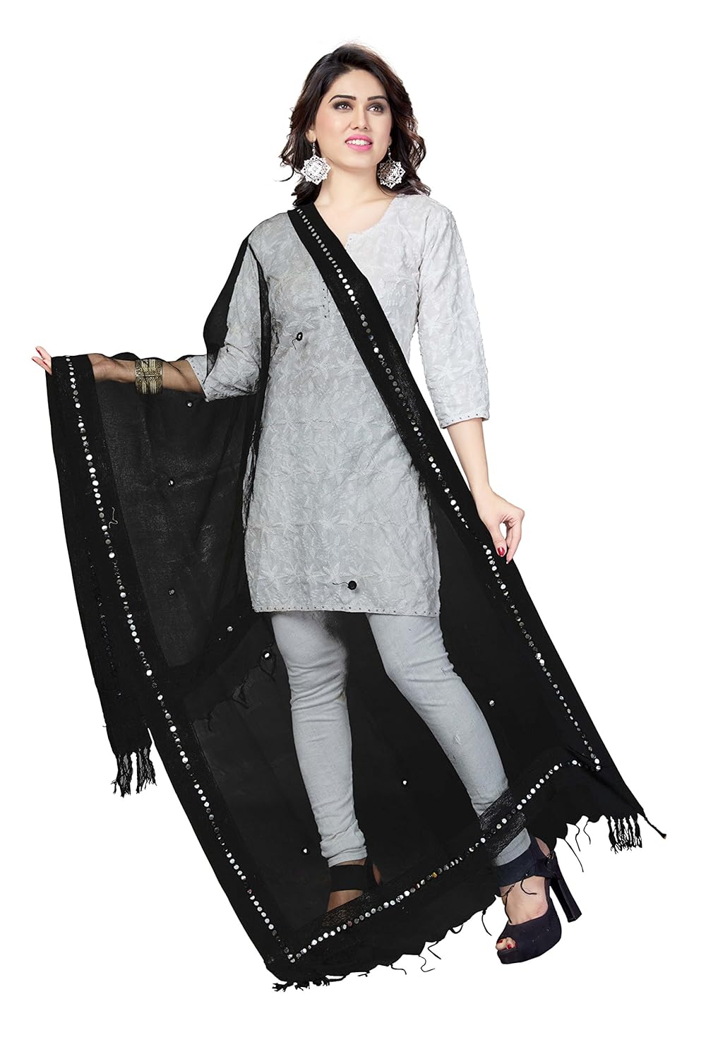 rani saahiba women's art silk dupatta