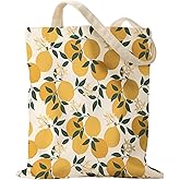 Miss Adola Aesthetic Canvas Tote Bag for Women - Sturdy Cloth Cotton Totes Bag with Pattern Shoulder Bag