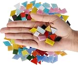 Belle Vous Mosaic Tiles 525 Pc Mixed Coloured Tiles 4 Shapes view 3