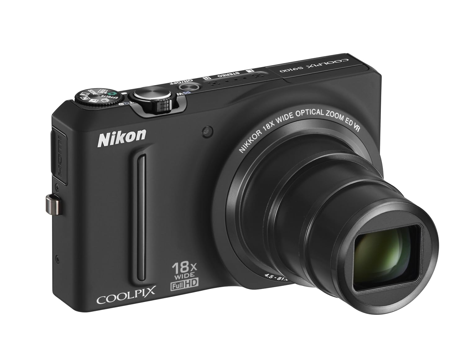 Nikon COOLPIX S9100 Compact Digital Camera - Black 3: Amazon.co.uk: Camera  & Photo