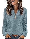 Sampeel Sweaters for Women V Neck Casual Lounge