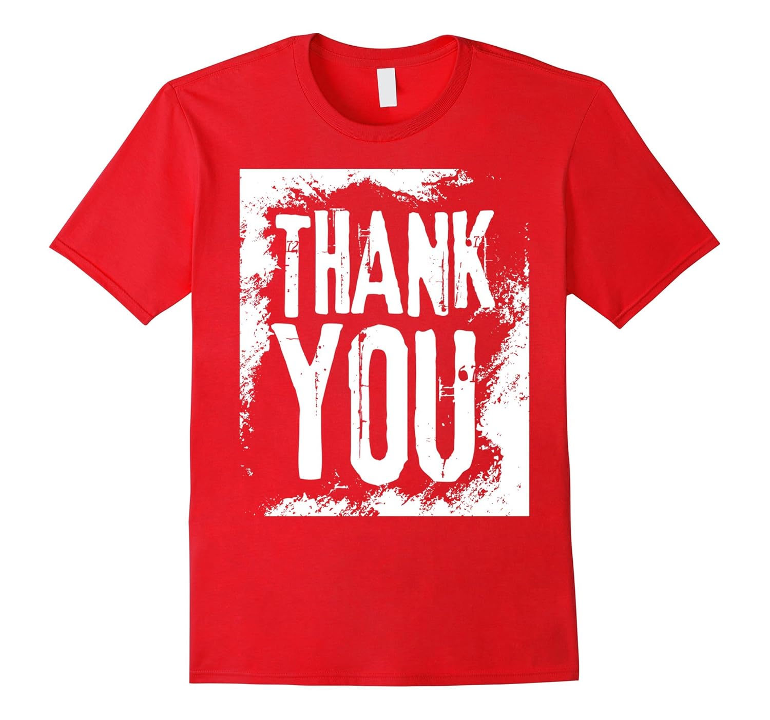 Message - THANK YOU - grunge frame white T-Shirt-Rose