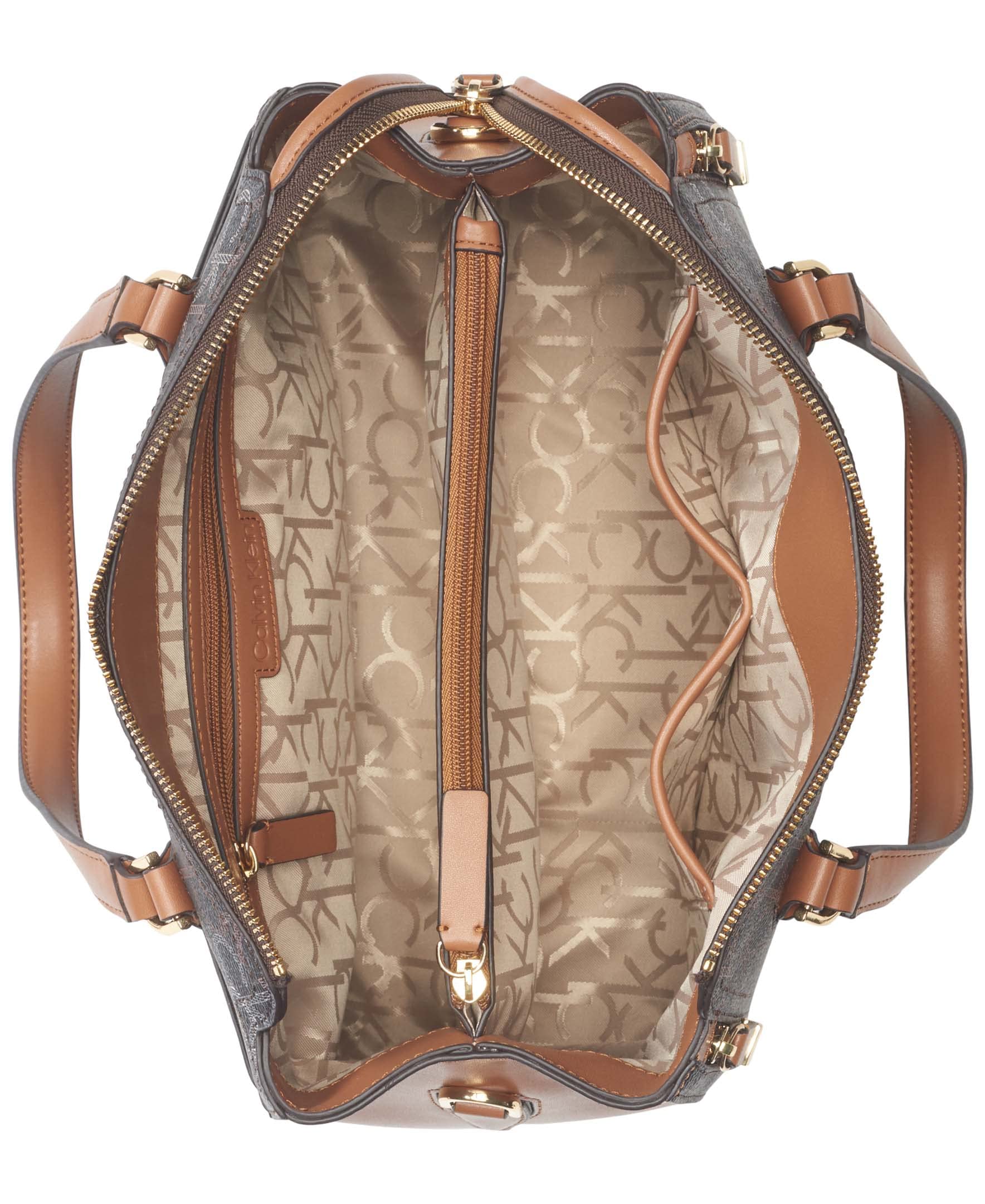 Calvin Klein Bubble Lamb Novelty Organization Satchel