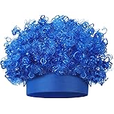 Luinabio Hairy Headband Crazy Hair Day Fun Wig Hat Costume Accessory for Women Men Spirit Week Halloween Cosplay Sport