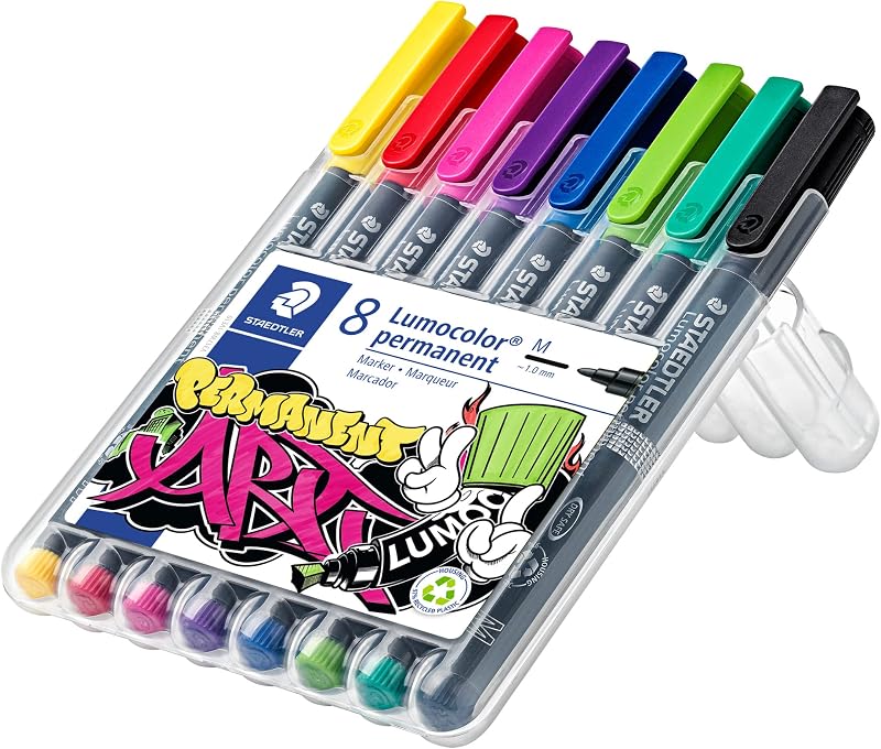 Lumocolor 317 ART Set permanente – 8 colori, 1,0 mm