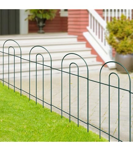 Garden Zone Runder Faltzaun – Grün, 61 Cm Hoch X 3 M Lang, Selbststehend Mit Spitzenfüßen