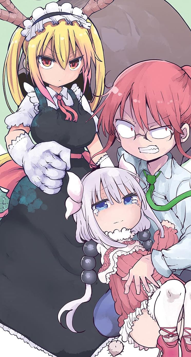 小林さんちのメイドラゴン 小林さん,トール,カンナ iPhoneSE/5s/5c/5 壁紙 視差効果画像