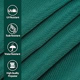 Yeahmart Triangle Sun Shade Sail 5x5x5m with Fixing Kit Green view 4