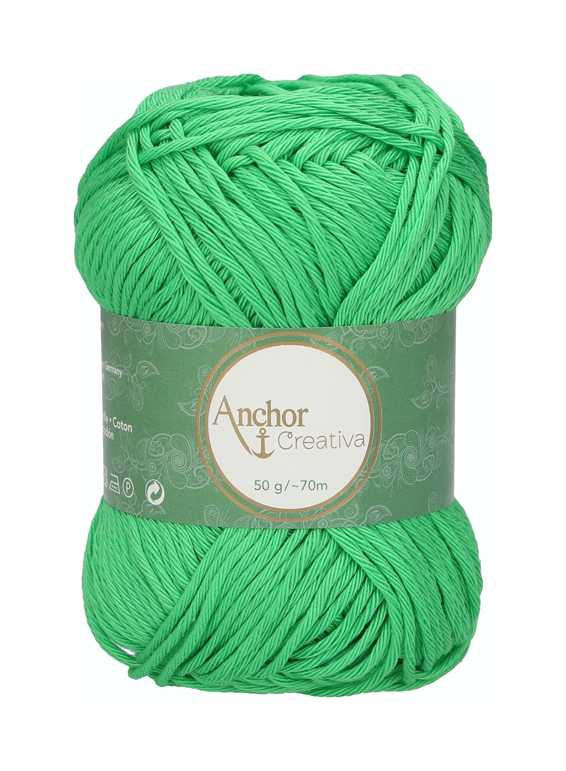 Anchor Crochet Yarn, 100% Cotton, 389, Stärke 8, 70m