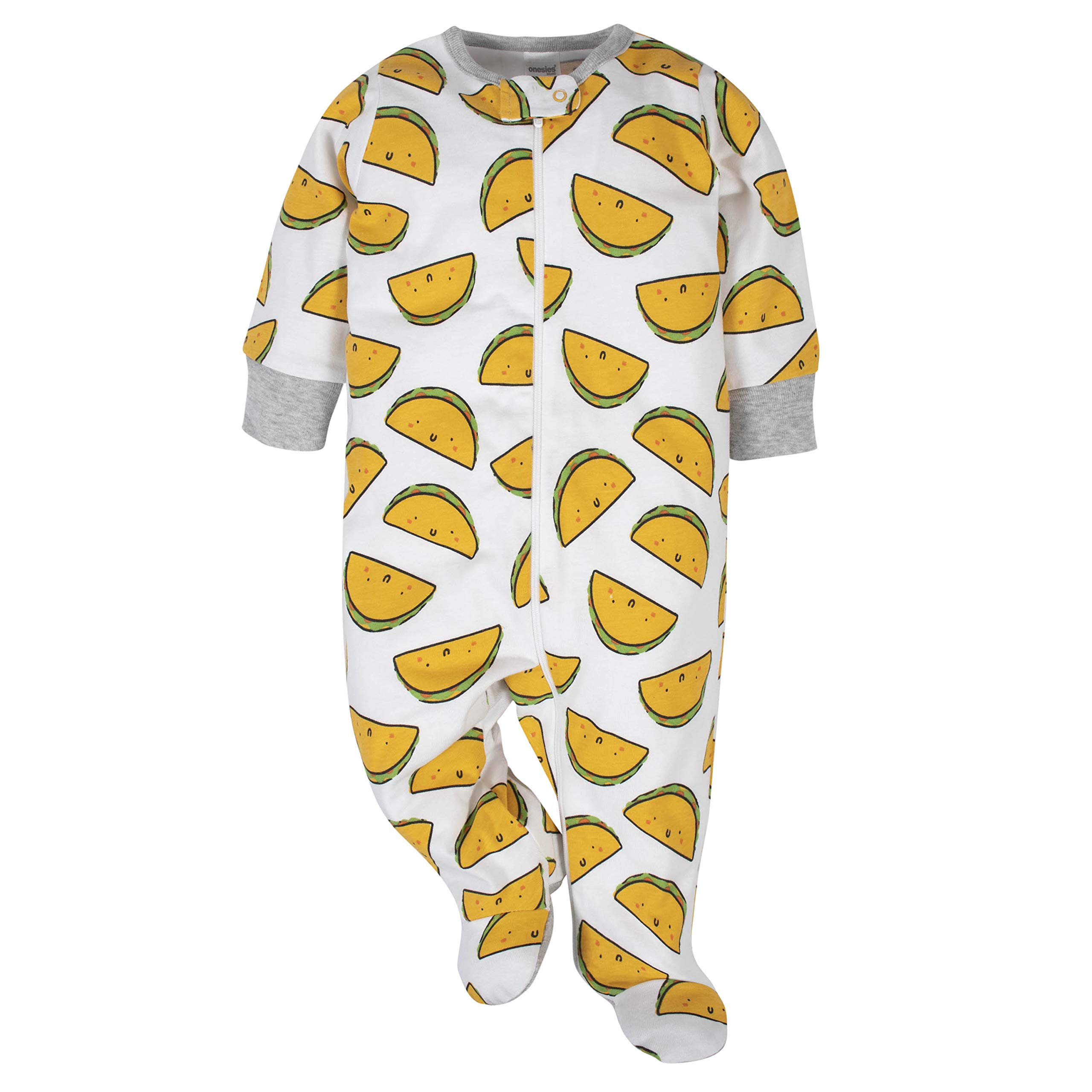 Onesies Brand baby-boys 4-pack Sleep 'N Play Footies