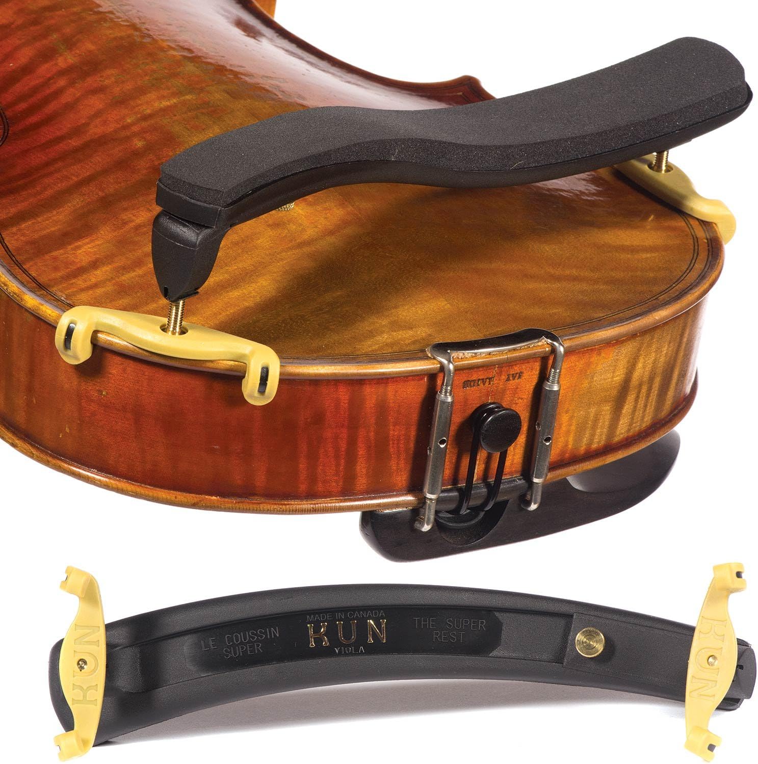 Kun 830600 Viola Shoulder Rest, 15+ in, 4/4 - Image 4