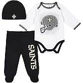 Gerber Unisex Baby NFL Team Footed Pant and Bodysuit Gift Set