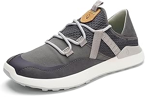 OLUKAI Kawela Women's Golf Shoes, Spikeless Golf Shoes, Water & Stain Resistant, Leather Details & Easy Slip On, All-Day Comfort & Lightweight