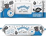BUGALUGS Wrinkle Wipes for Dogs 80 Biodegradable Skin Care Paw Ear Face view 1