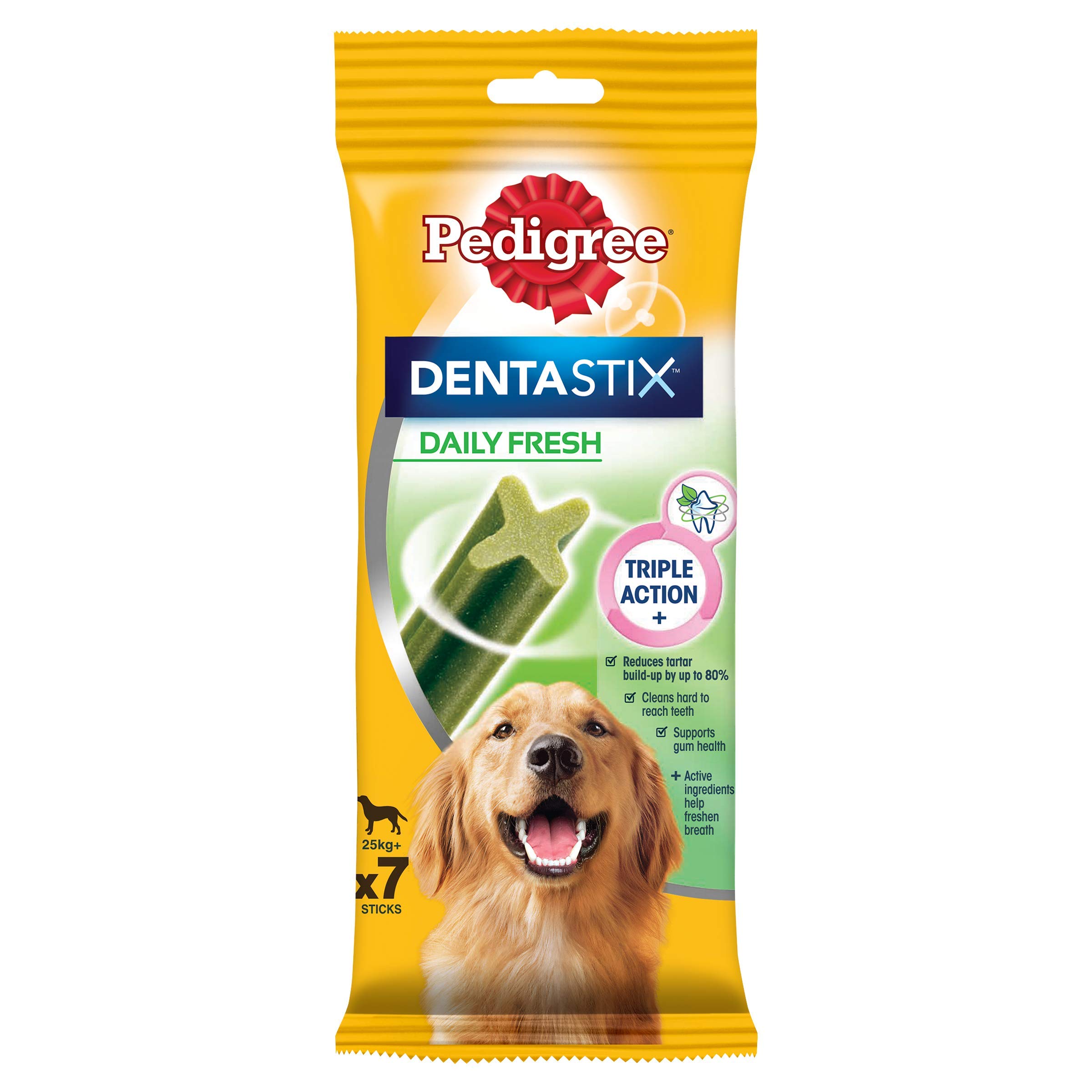 Pedigree Dentastix - Fresh Daily Dental Chews Large Dog, 70 Sticks - 10 x 270 g