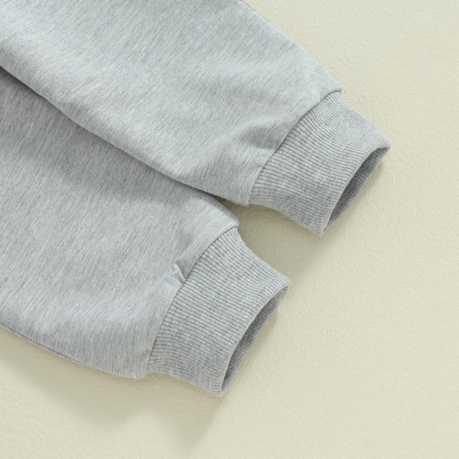 Sejardin Toddler Baby Boy Fall Winter Outfit Long Sleeve Letter Print Sweatshirts and Jogger Pants Infant Boy Clothes