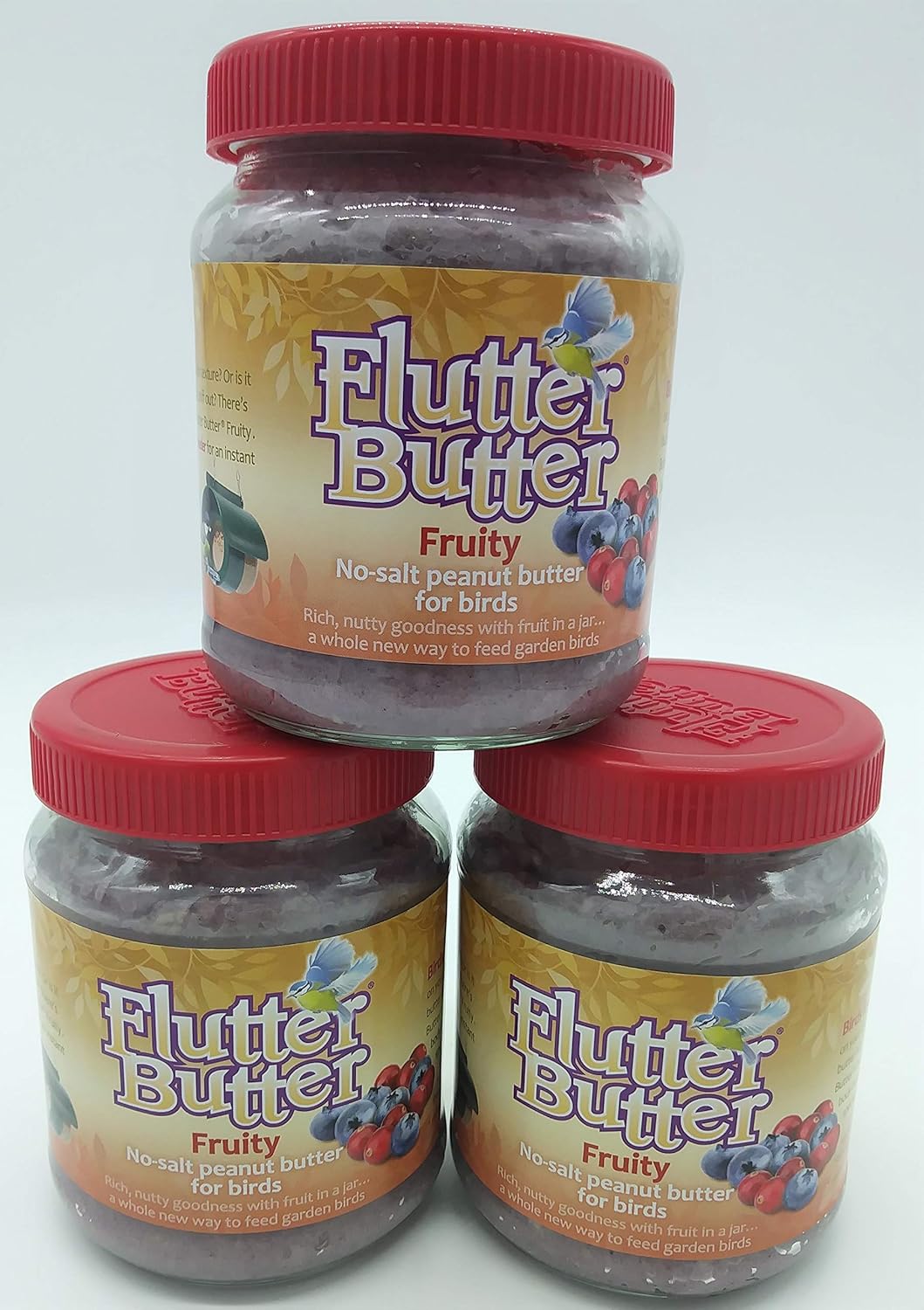 Flutter Butter 3 x 330g jars Fruity Flavour Amazon.co.uk Garden