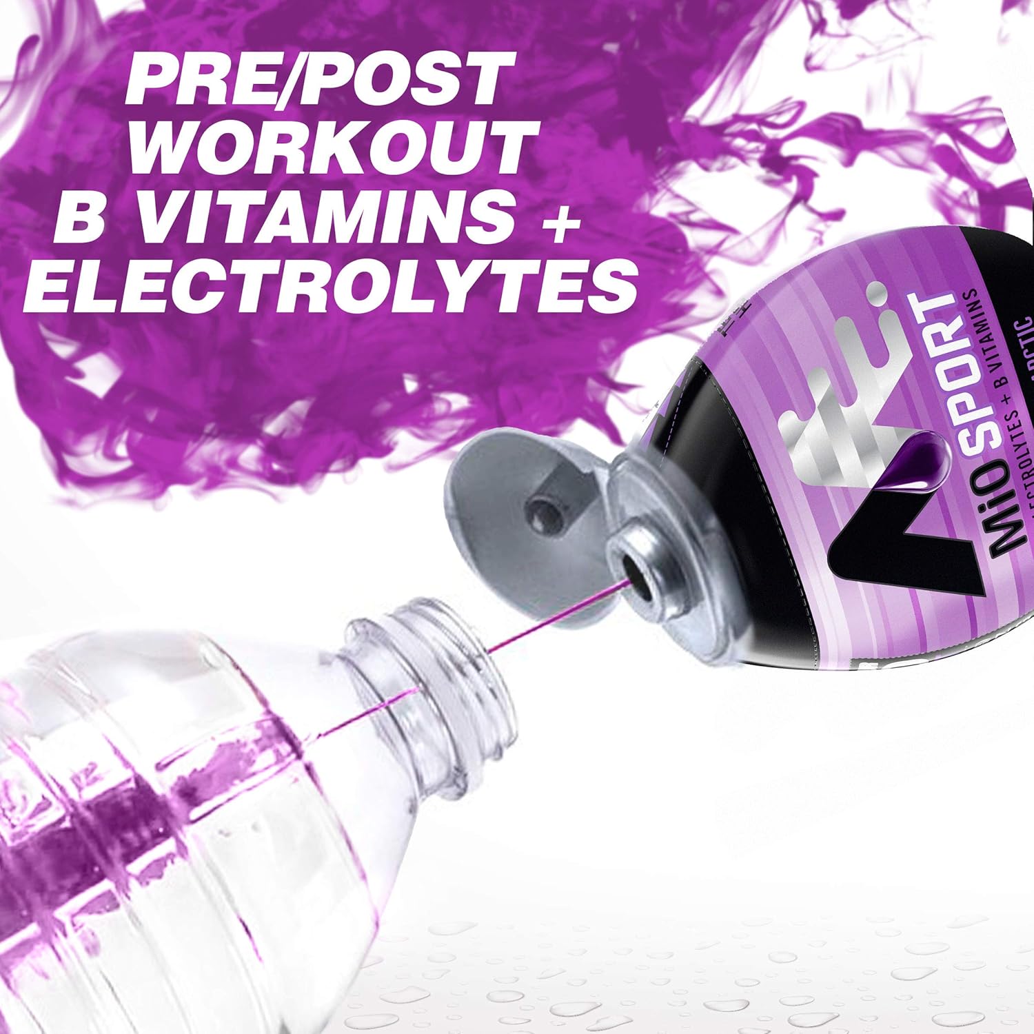 MiO Sport Arctic Grape Liquid Water Enhancer (1.62 fl oz Bottle) : Beverage Flavoring Syrup : Grocery & Gourmet Food
