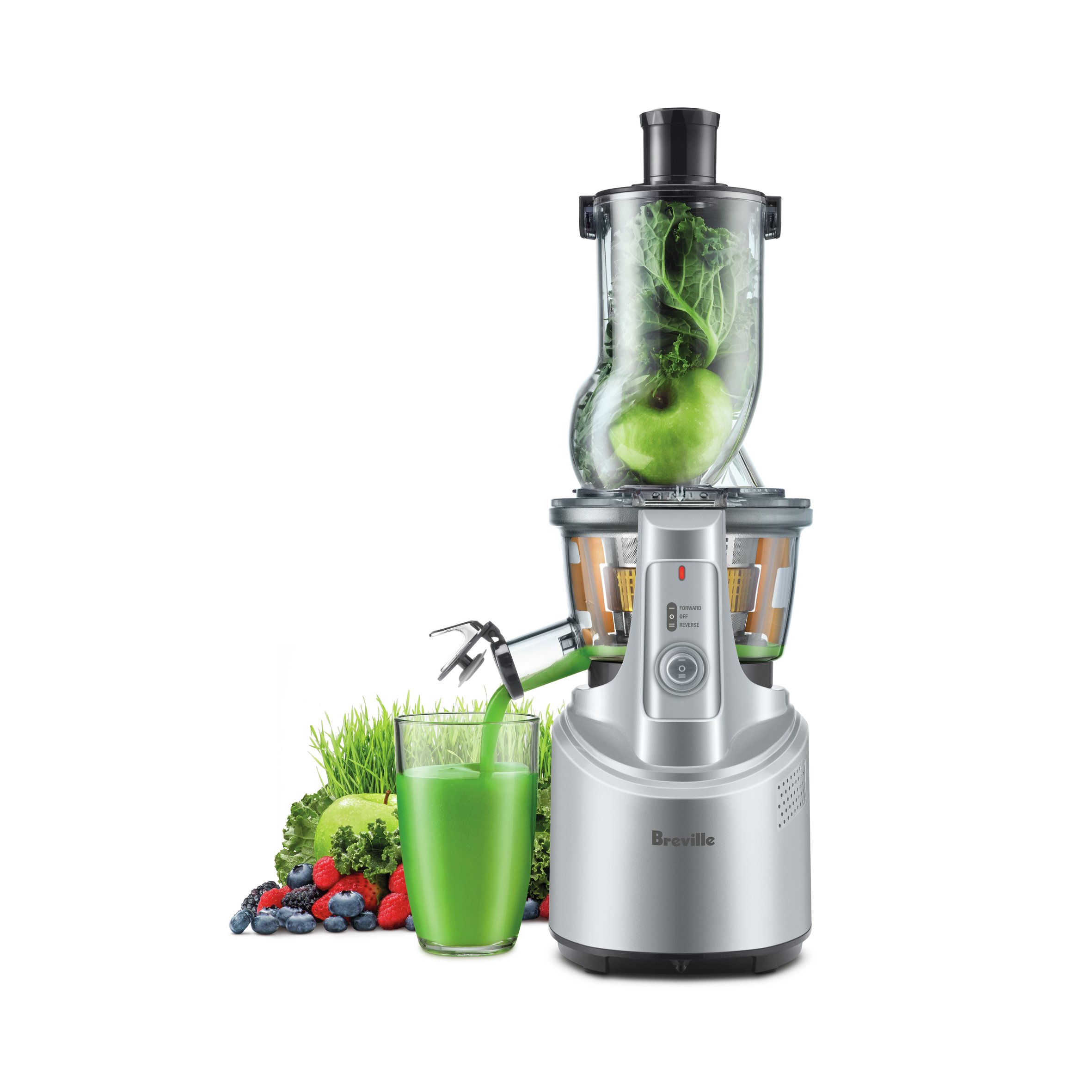 Breville BJS700SIL Big Squeeze Slow Juicer, Silver - Top 10 Appliances