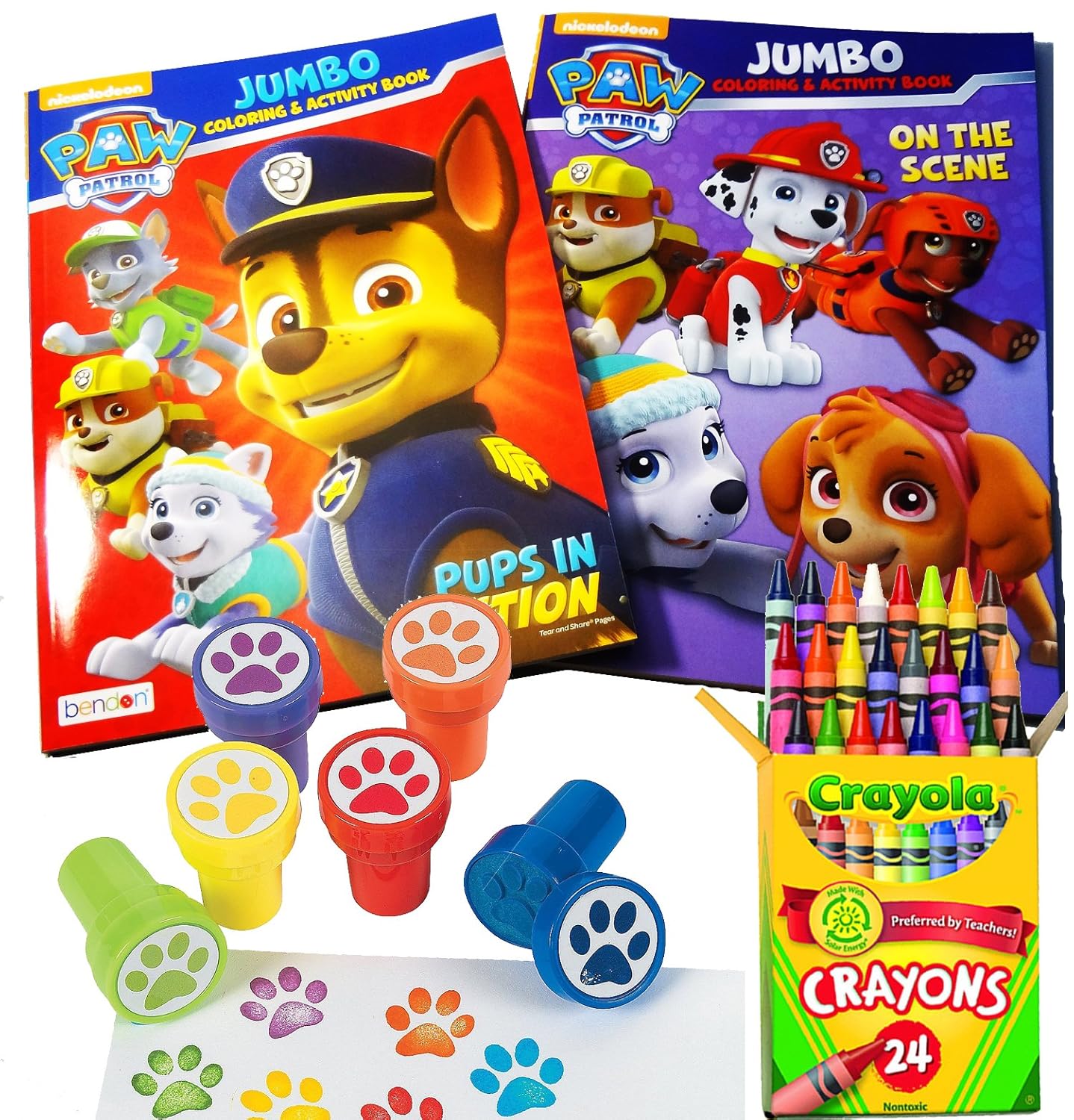 Paw Patrol Coloring & Stamper Book Set