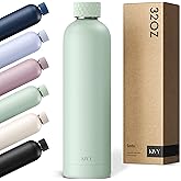 KIVY 32oz Stainless Steel Insulated Water Bottle - Leak Proof, Keeps Cold Up to 24 Hours, Hot Up to 18 Hours - 1 Liter Capacity, Premium Insulation, Leakproof Lid