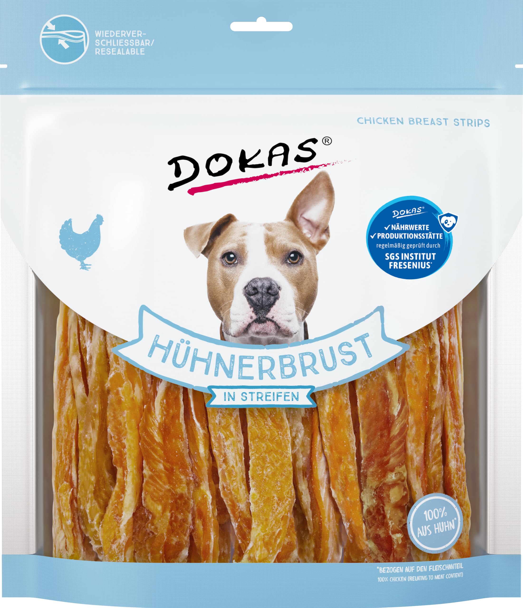 Dokas Grain Free Premium Snack in Stripes for Dogs, Ideal for in-Between