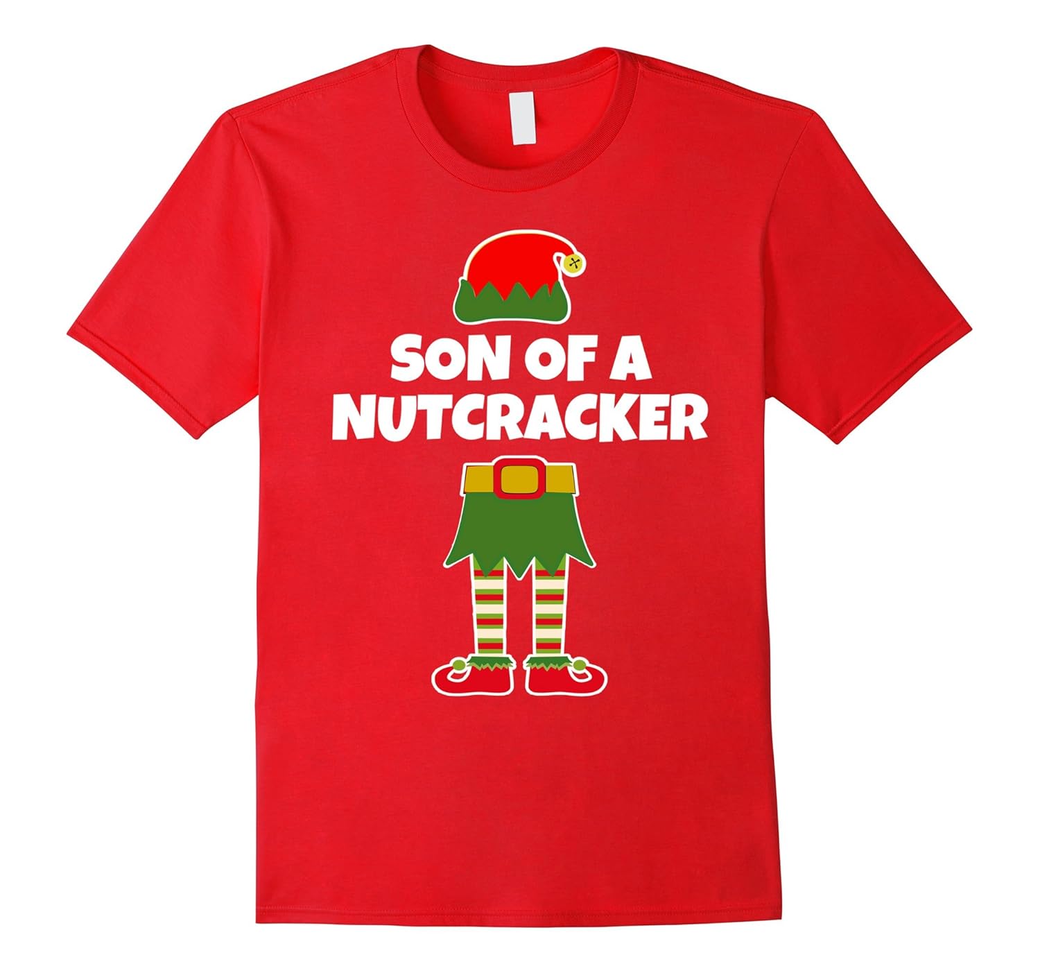 Son Of A Nutcracker Funny Elf Christmas Holiday T Shirt-ANZ