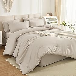 Litanika Comforter King Size Set Tannish Grey - 7