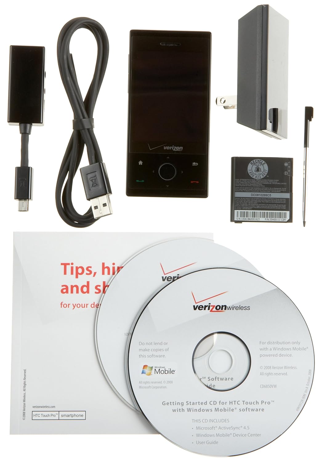 Amazon.com: HTC Touch Pro XV6850 Phone, Black (Verizon Wireless): Cell  Phones & Accessories