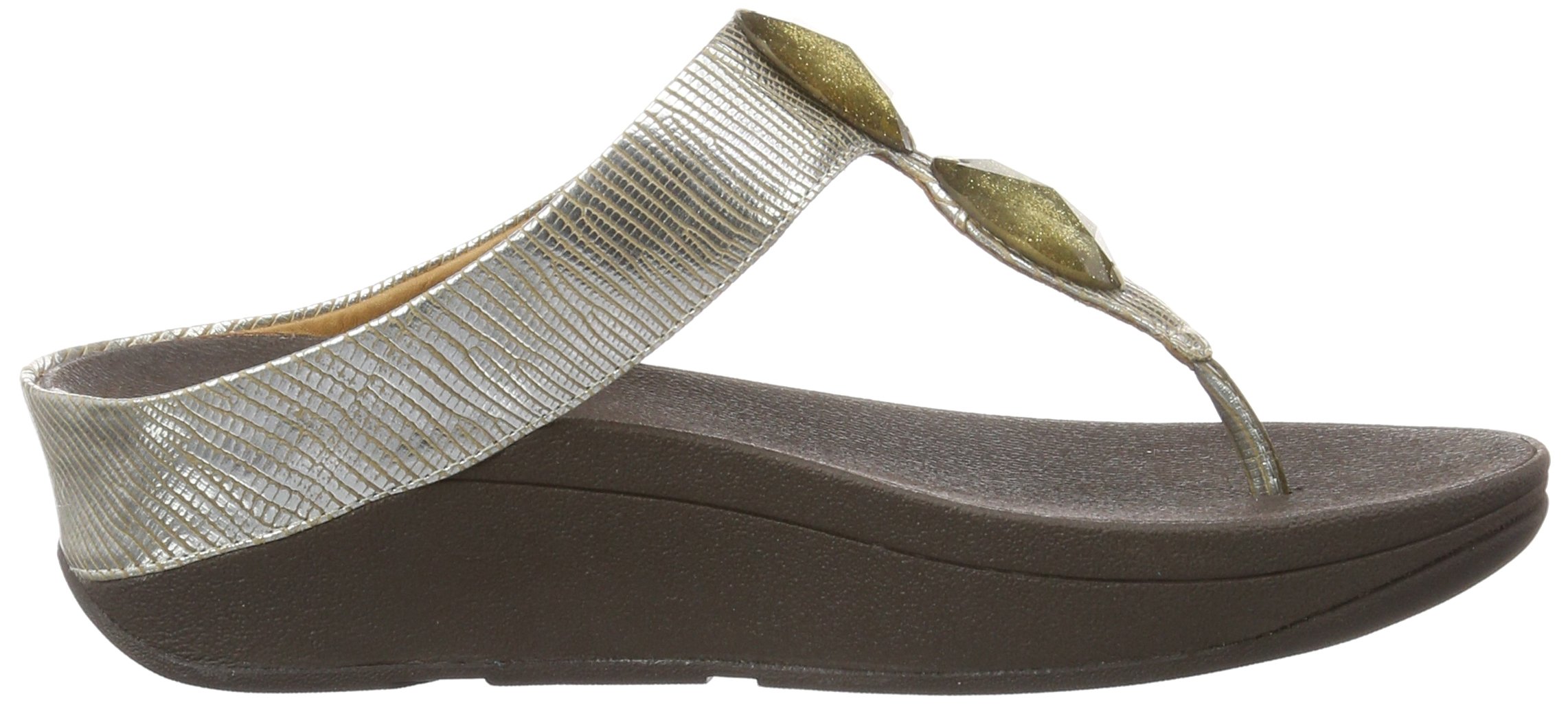 FitFlop Women's Pierra Flip Flop, Pale Gold, 7 M US on Galleon Philippines