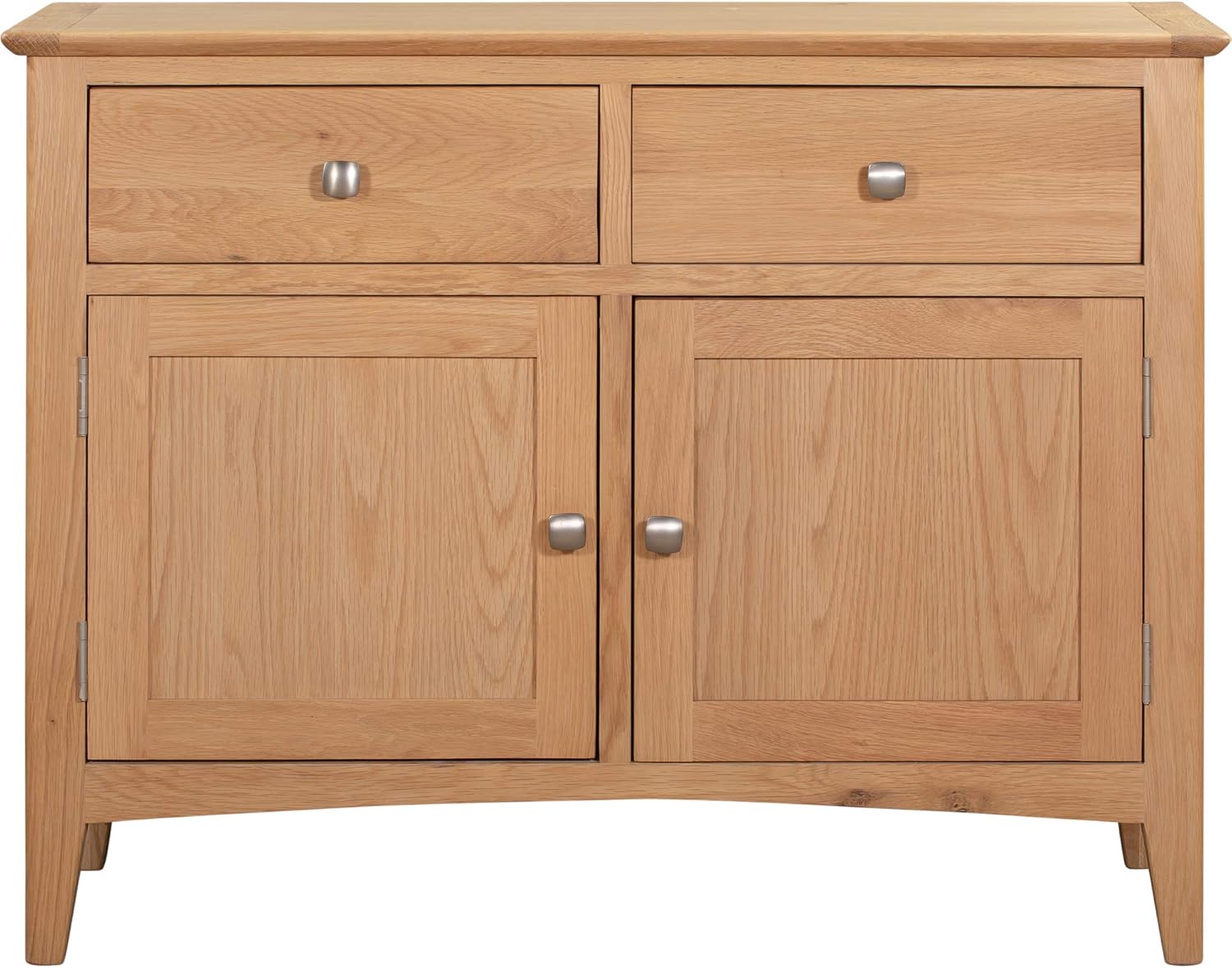 Eva Oak Medium Sideboard 2 Door 2 Drawer Amazon.co.uk Kitchen & Home