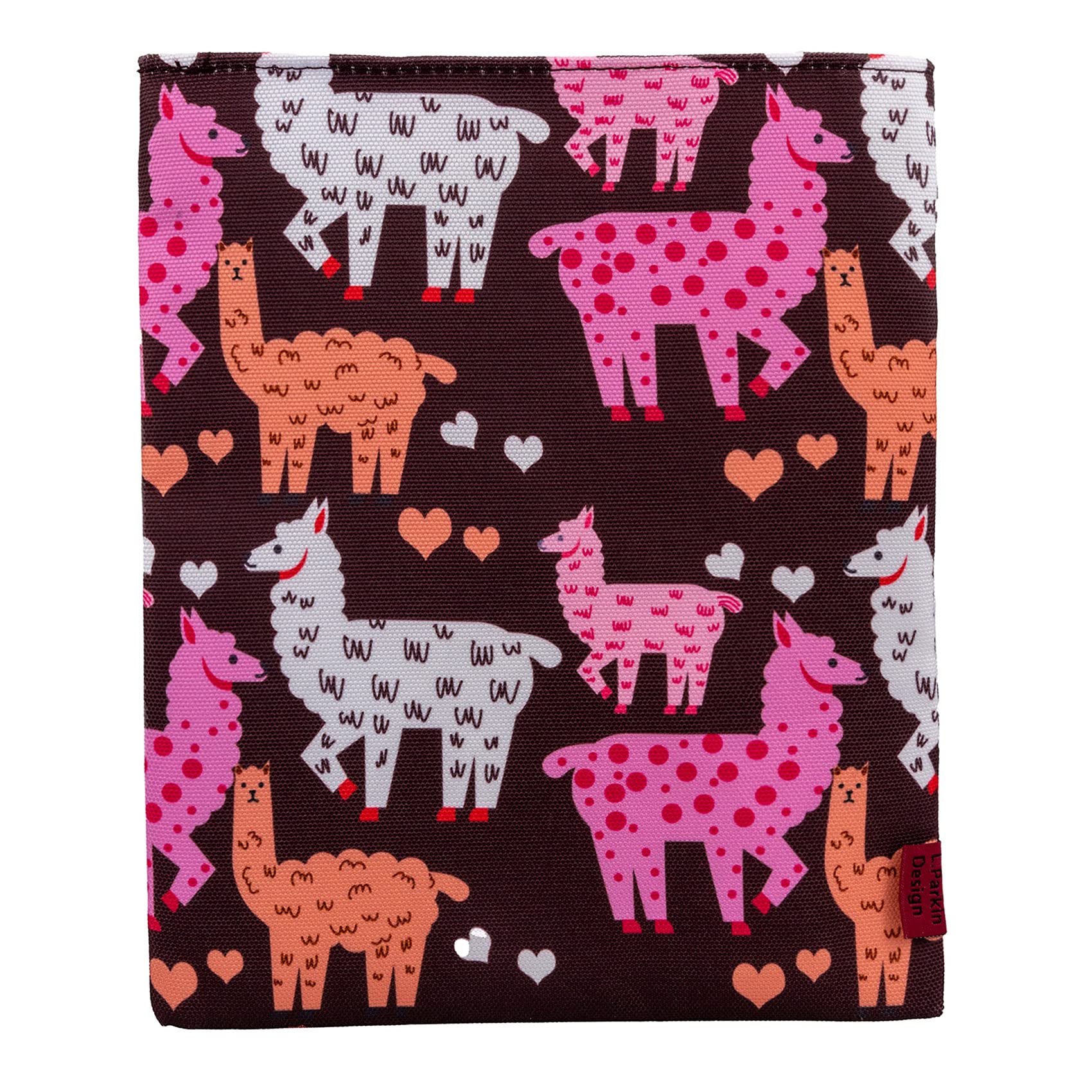 Llama Design Book Cover - Medium - Teen Gift - Fabric - Medium