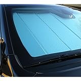 Folding Ultimate Windshield Sunshade for Tesla Model X Model-X 2016 2017 2018 2019 2020 2021 2022 Custom Fit Heatshield Sun Shade