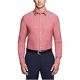 Tommy Hilfiger Men's Regular Fit Non Iron Solid Dress Shirt - Amazon Exclusive