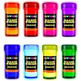 individuall Glow in The Dark Paint - Set of 8, 20 mL Reflective Acrylic Paints for Outdoor and Indoor Use on Canvas, Walls an