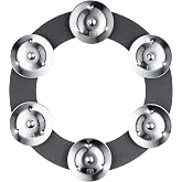 Meinl Cymbals Soft Ching Ring Tambourine Jingle Effect &mdash; NOT MADE IN CHINA | Foam Frame for Hihat, Stainless Steel, Bright Tone, No Attachments, Fits All Cymbals, For All Styles
