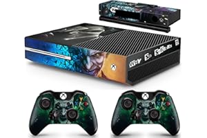 GIZMOZ N GADGETZ Xbox ONE Batman Joker Skull Skin Sticker Decal Console 2 x Controller Skins Compatible Xbox One & Kinect