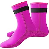 MOVOYEE Neoprene Socks Women Water Socks Men Kids,Sand Soccer Socks Beach Socks,Dive Socks,Fin Diving Boots