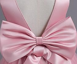 Nileafes Flower Girl Dresses for Wedding V-Shaped