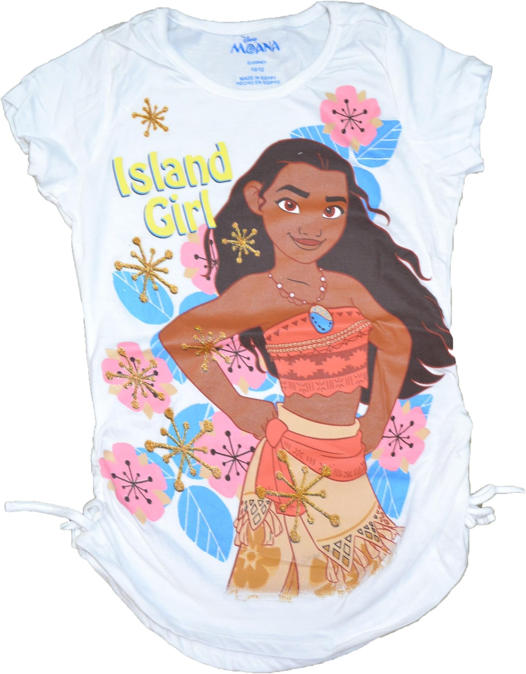 Disney Moana Island Girl Side Tie Shirt