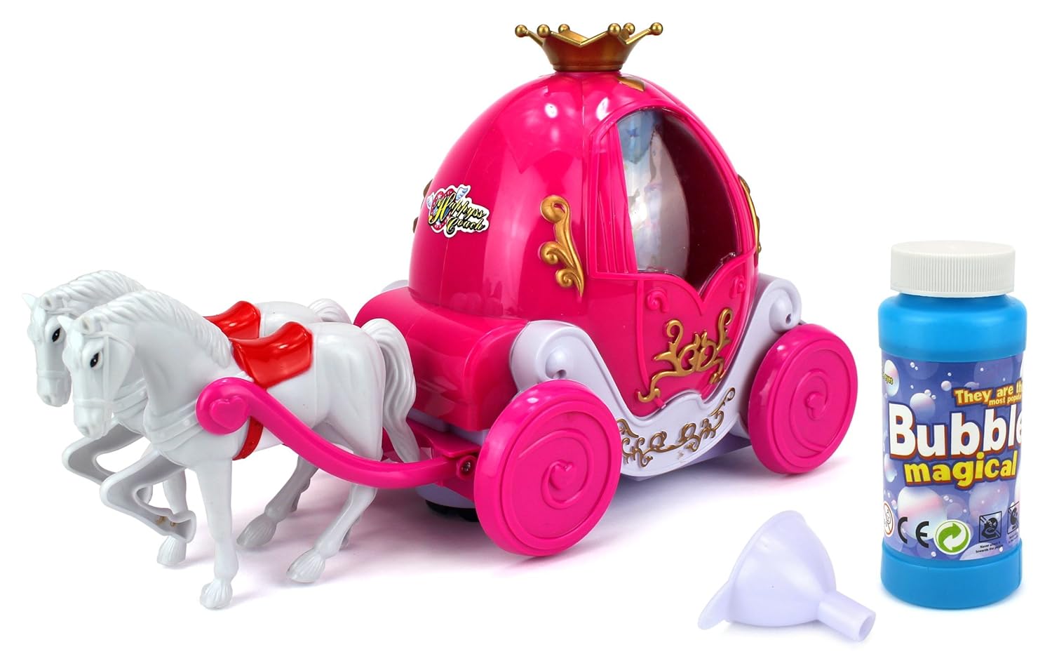 battery operated cinderella carriage