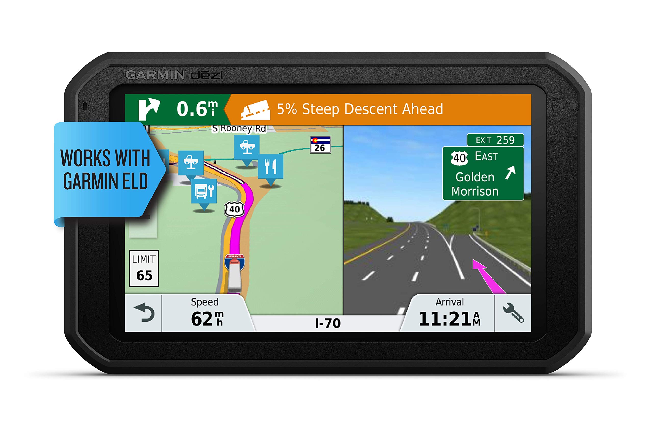 Garmin dezl 780 LMTS Advanced GPS for Trucks Accessory Bundle