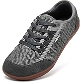 HOBIBEAR Barefoot Shoes for Women Men Zero Drop Sole Wide Toe Box Walking Sneakers