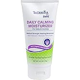 TriDerma Daily Calming Baby Moisturizing Lotion for Baby's Sensitive Skin with Soothing AP4 Aloe Vera, Avocado & Vitamins B & E, Fragrance Free, 6.2 ounce