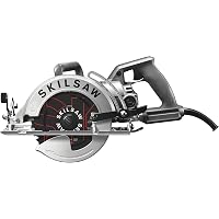 SKIL SPT67M8-01 15 Amp 7-1/4 Inch Circular Saw - Magnesium Left-Blade Sidewinder Skilsaw, 56° Bevel Capacity