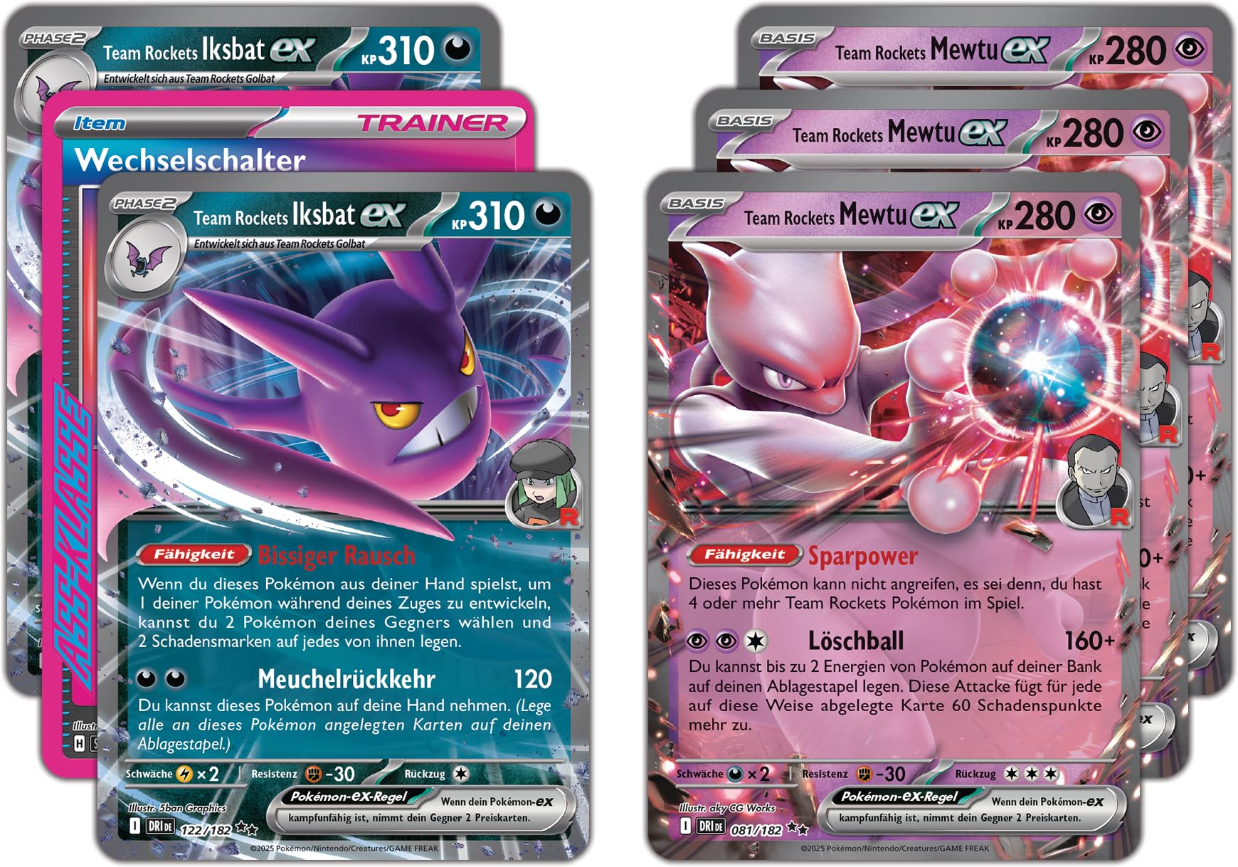 Pokémon (Sammelkartenspiel), PKM Liga-Kampfdeck Rockets Mewtu 2
